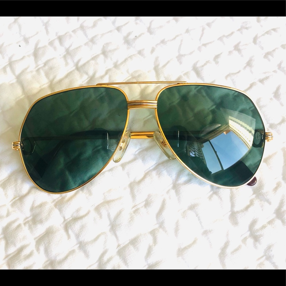 Authentic Cartier Aviator Vendome  LC - M SUNGLASSES